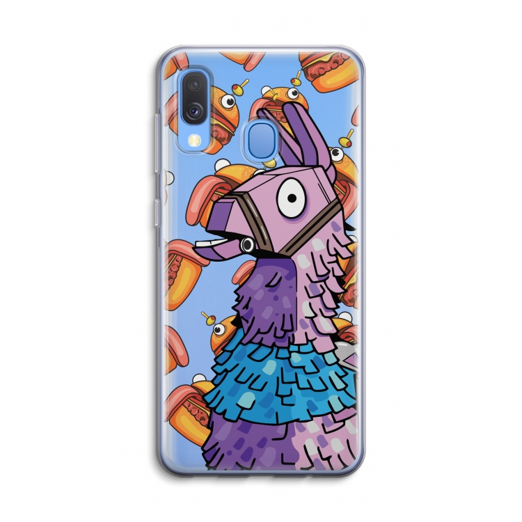 Loot Burger: Samsung Galaxy A40 Transparant Hoesje