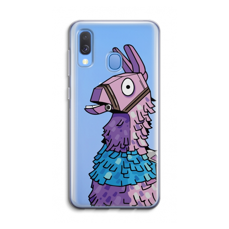 Lama: Samsung Galaxy A40 Transparant Hoesje