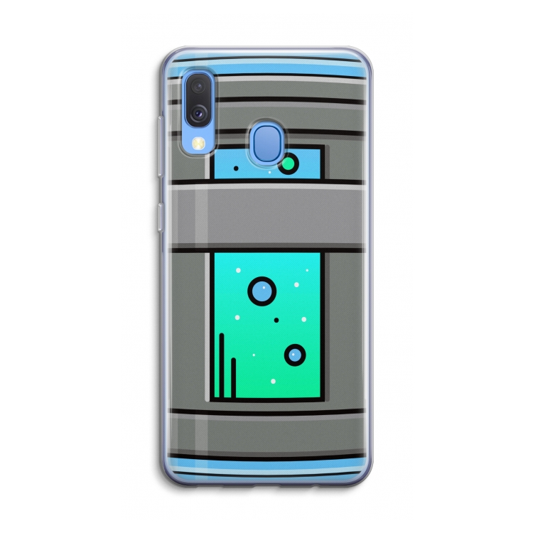 Chug Bottle: Samsung Galaxy A40 Transparant Hoesje