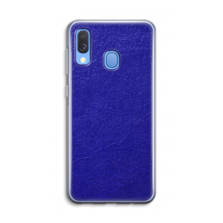 Majorelle Blue: Samsung Galaxy A40 Transparant Hoesje