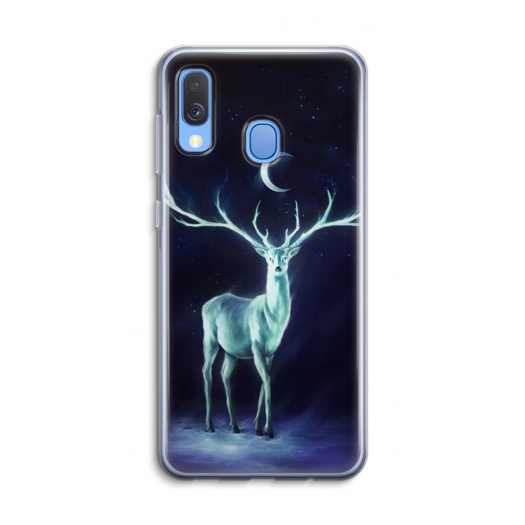 Nightbringer: Samsung Galaxy A40 Transparant Hoesje
