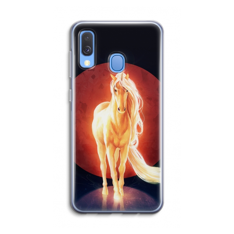 Last Unicorn: Samsung Galaxy A40 Transparant Hoesje