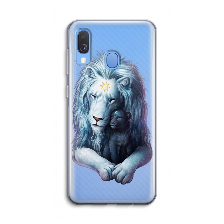 Child Of Light: Samsung Galaxy A40 Transparant Hoesje