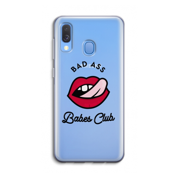 Badass Babes Club: Samsung Galaxy A40 Transparant Hoesje