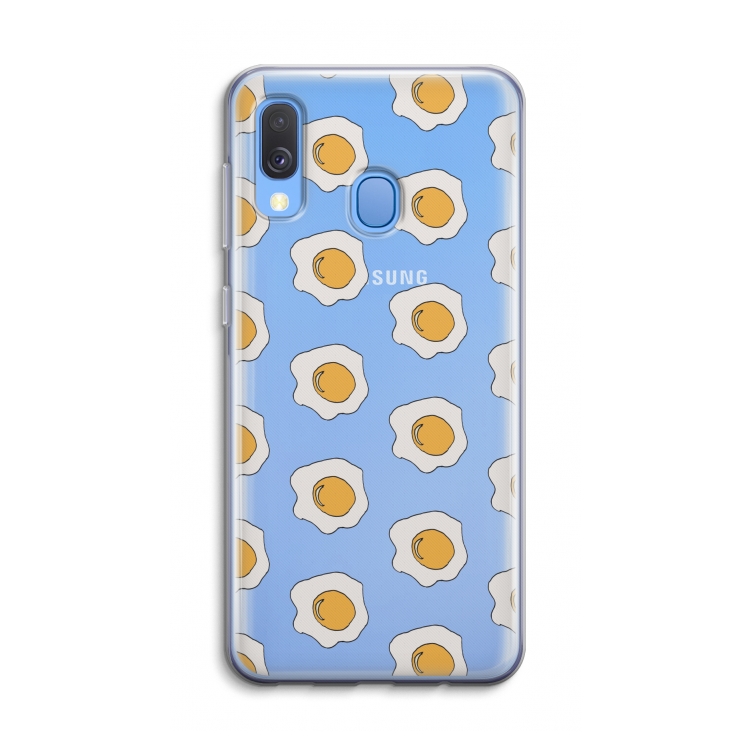 Bacon to my eggs #1: Samsung Galaxy A40 Transparant Hoesje