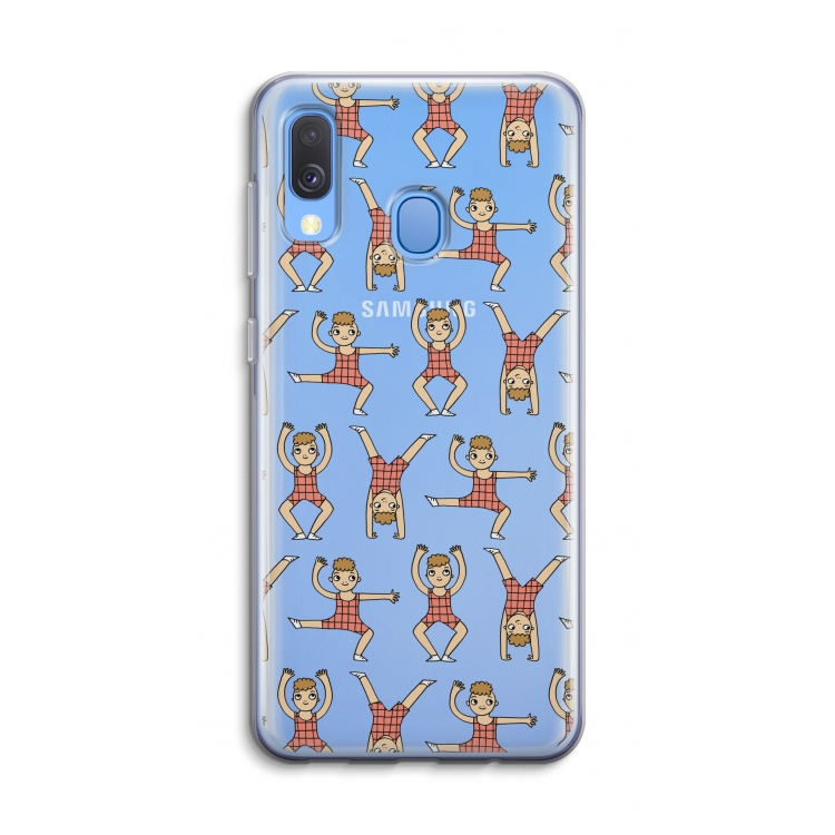 Gymboys: Samsung Galaxy A40 Transparant Hoesje