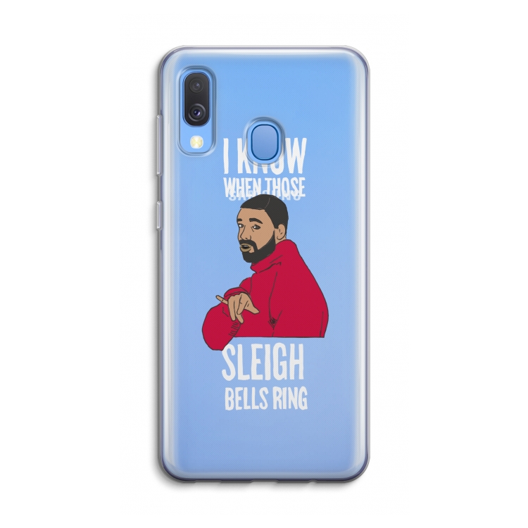 Sleigh Bells Ring: Samsung Galaxy A40 Transparant Hoesje