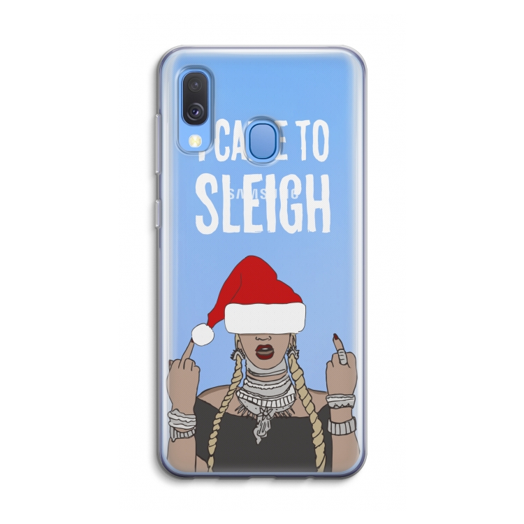 Came To Sleigh: Samsung Galaxy A40 Transparant Hoesje