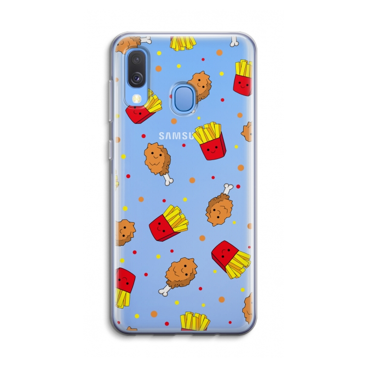 Chicken 'n Fries: Samsung Galaxy A40 Transparant Hoesje