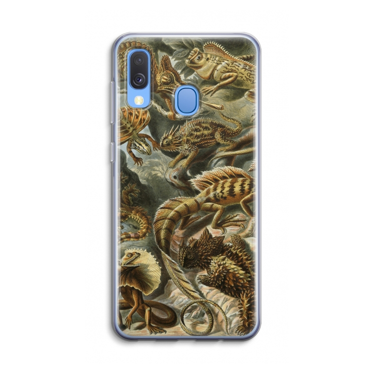 Haeckel Lacertilia: Samsung Galaxy A40 Transparant Hoesje