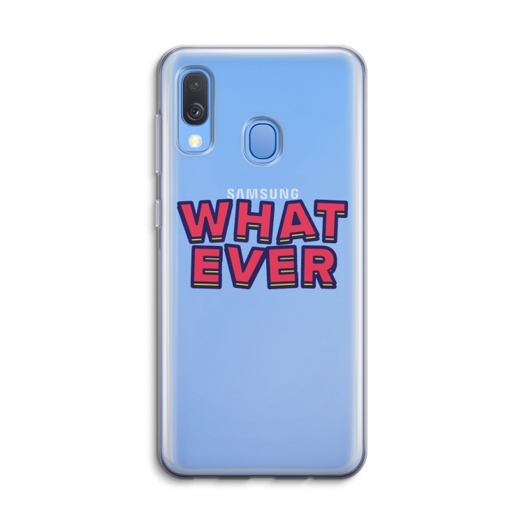 Whatever: Samsung Galaxy A40 Transparant Hoesje