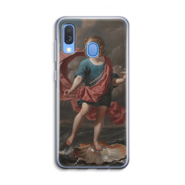 Soap Bubbles: Samsung Galaxy A40 Transparant Hoesje