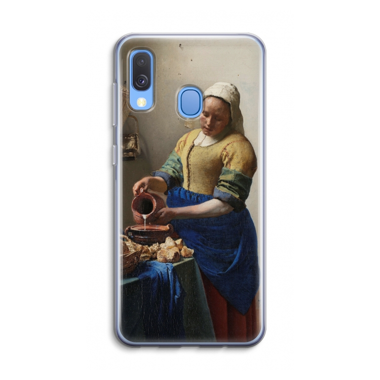 The Milkmaid: Samsung Galaxy A40 Transparant Hoesje
