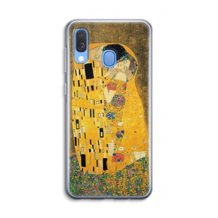 Der Kuss: Samsung Galaxy A40 Transparant Hoesje