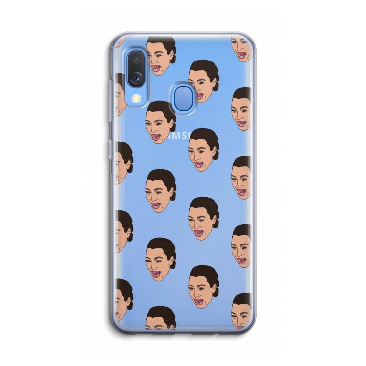 Ugly Cry Call: Samsung Galaxy A40 Transparant Hoesje