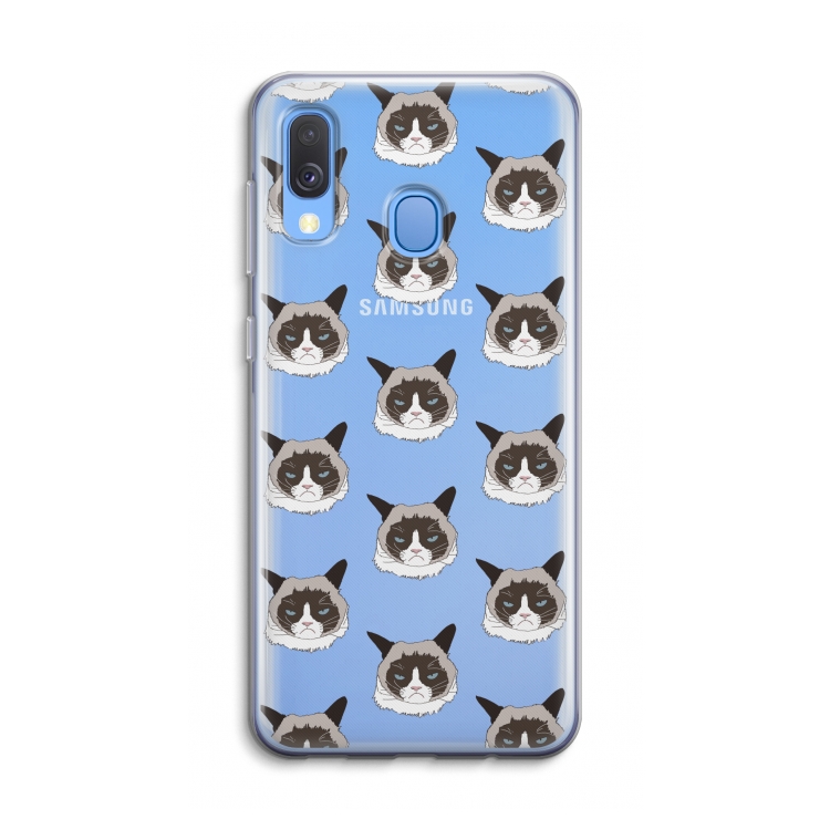 It's a Purrr Case: Samsung Galaxy A40 Transparant Hoesje