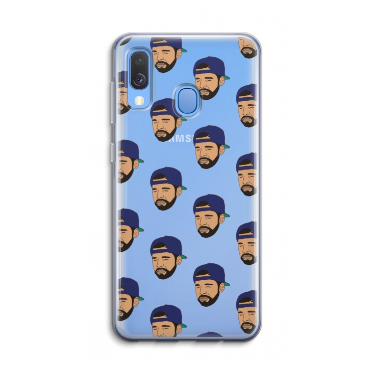 Drake Away: Samsung Galaxy A40 Transparant Hoesje