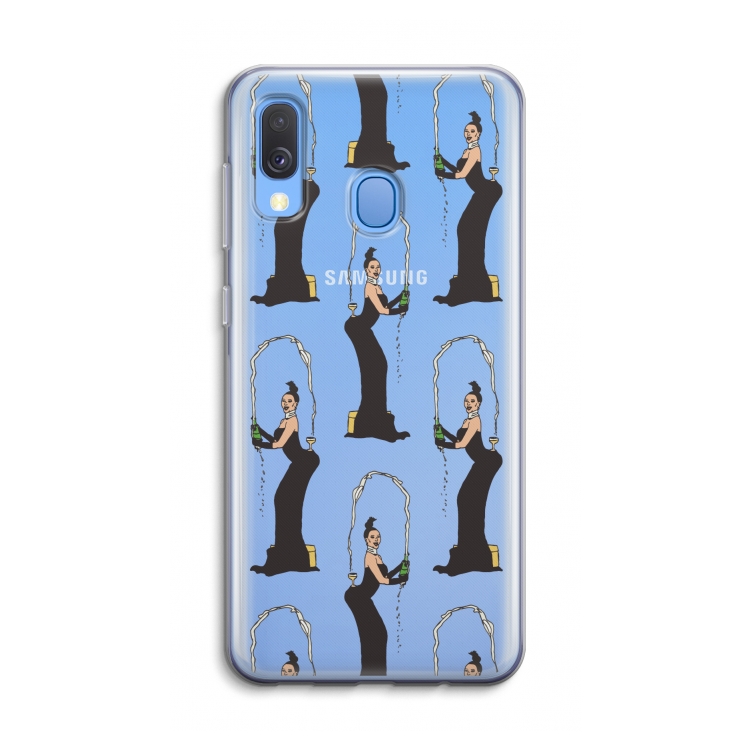 Pop Some Kim: Samsung Galaxy A40 Transparant Hoesje
