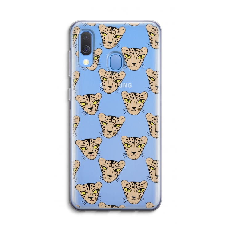 Tijger: Samsung Galaxy A40 Transparant Hoesje