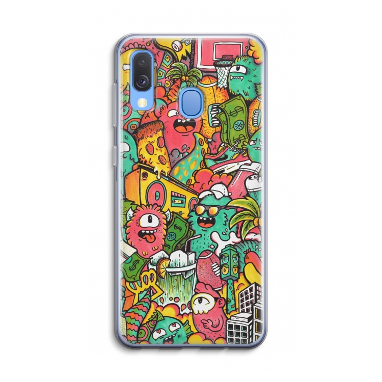 Vexx City: Samsung Galaxy A40 Transparant Hoesje