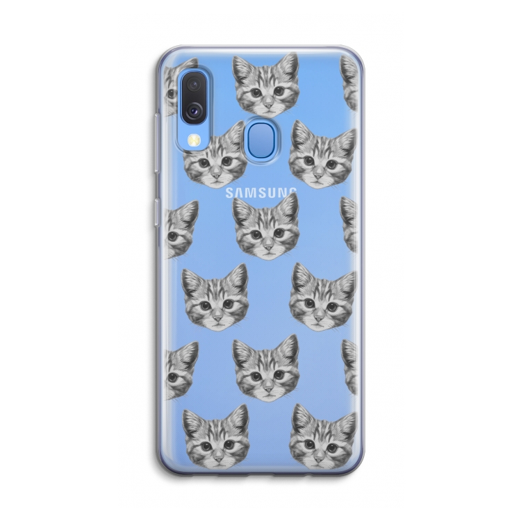 Kitten: Samsung Galaxy A40 Transparant Hoesje