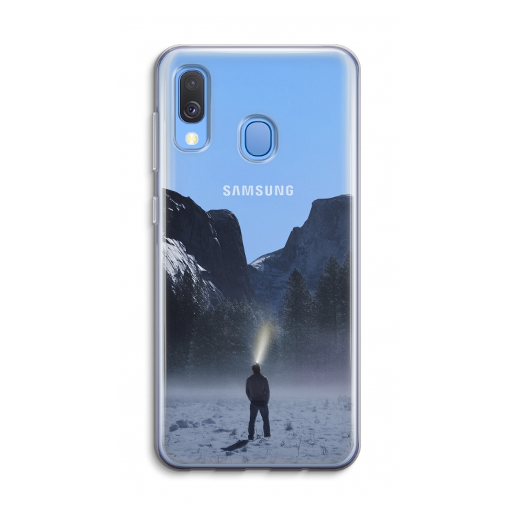 Wanderlust: Samsung Galaxy A40 Transparant Hoesje