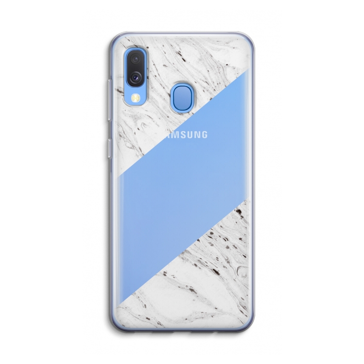 Biggest stripe: Samsung Galaxy A40 Transparant Hoesje