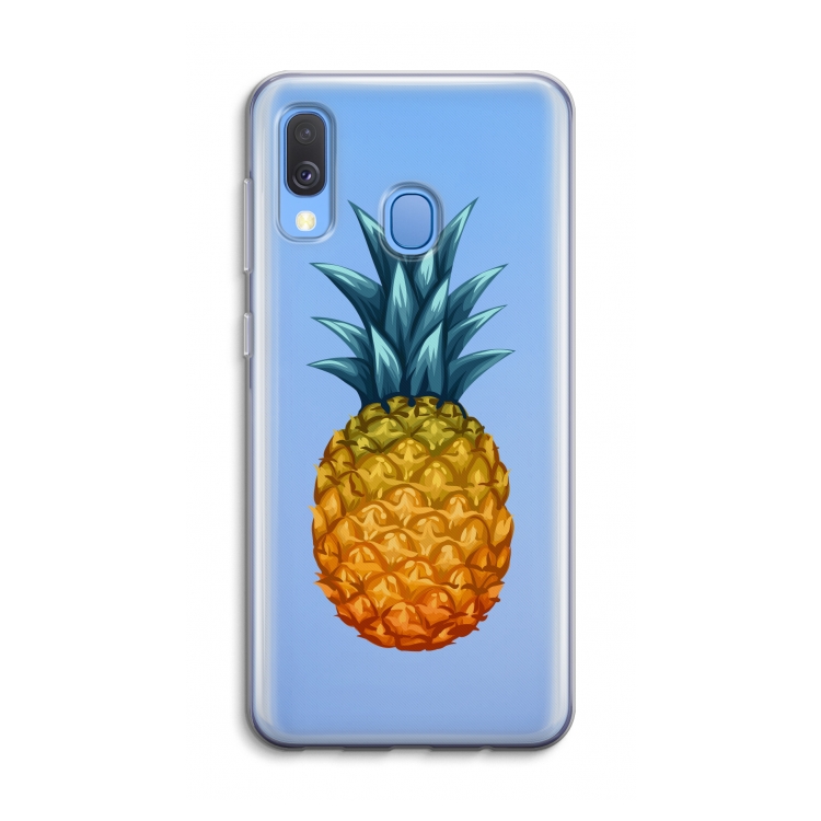 Grote ananas: Samsung Galaxy A40 Transparant Hoesje