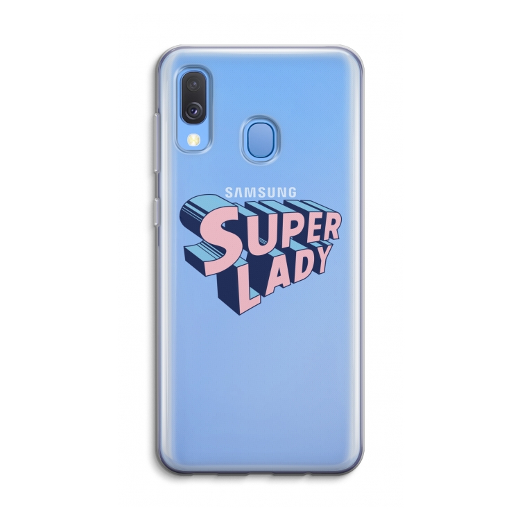 Superlady: Samsung Galaxy A40 Transparant Hoesje