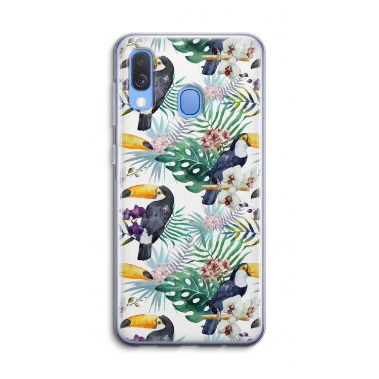 Tukans: Samsung Galaxy A40 Transparant Hoesje