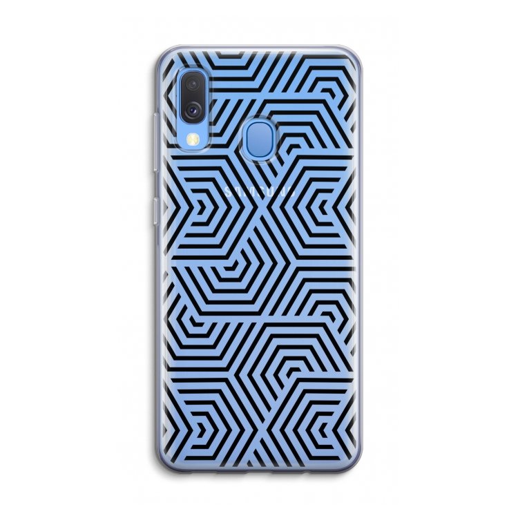 Magic pattern: Samsung Galaxy A40 Transparant Hoesje