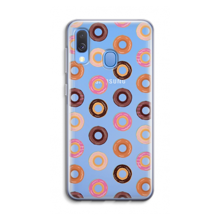 Donuts: Samsung Galaxy A40 Transparant Hoesje