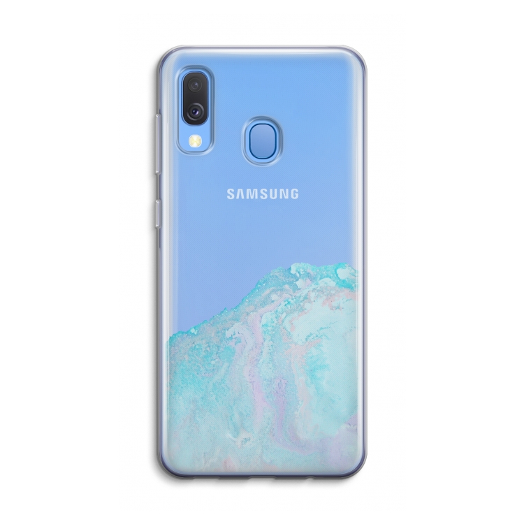 Fantasie pastel: Samsung Galaxy A40 Transparant Hoesje