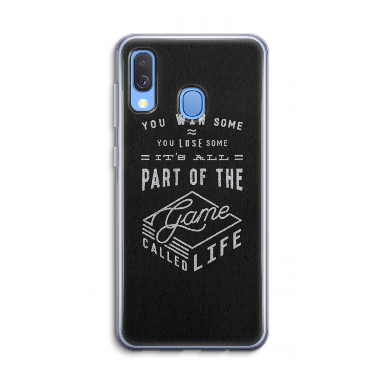 Life: Samsung Galaxy A40 Transparant Hoesje