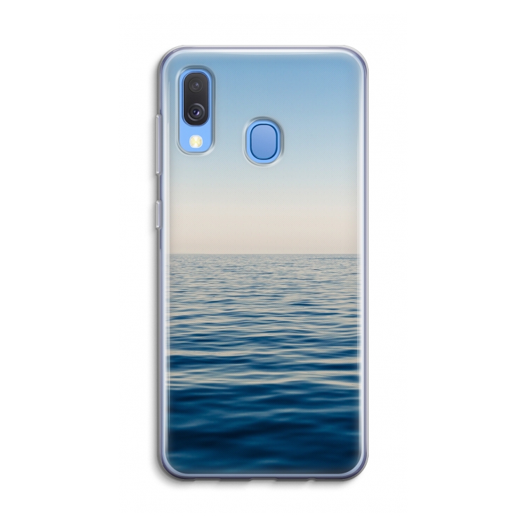 Water horizon: Samsung Galaxy A40 Transparant Hoesje