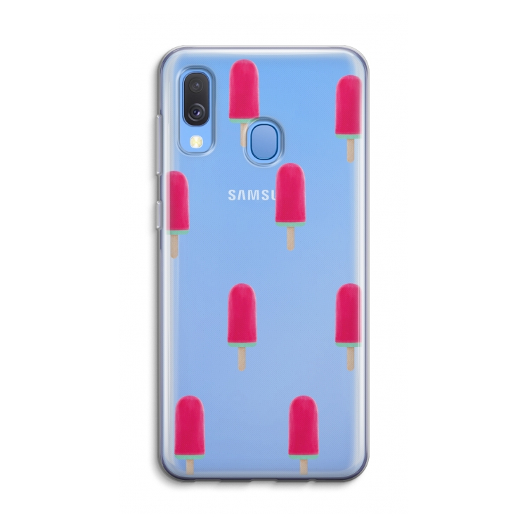 Waterijsje: Samsung Galaxy A40 Transparant Hoesje