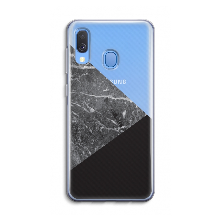 Combinatie marmer: Samsung Galaxy A40 Transparant Hoesje