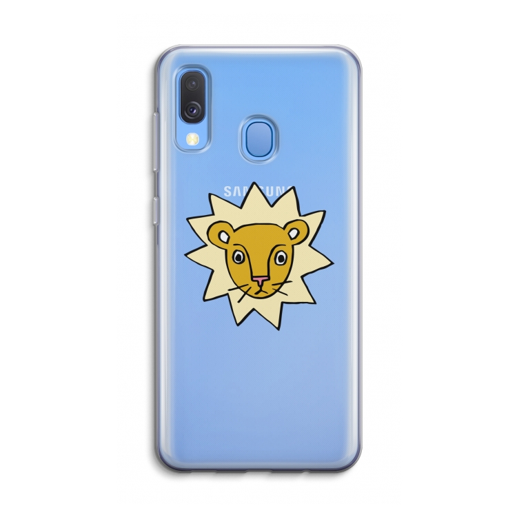 Kleine leeuw: Samsung Galaxy A40 Transparant Hoesje