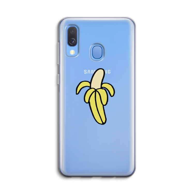 Banana: Samsung Galaxy A40 Transparant Hoesje