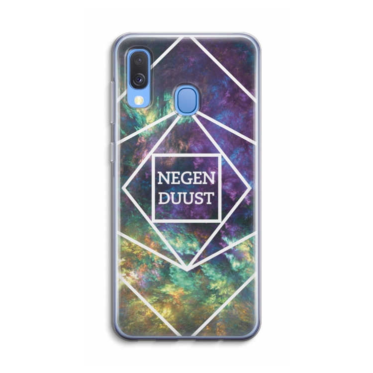 Negenduust ruimte: Samsung Galaxy A40 Transparant Hoesje
