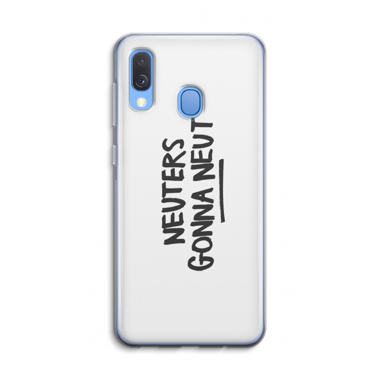Neuters: Samsung Galaxy A40 Transparant Hoesje