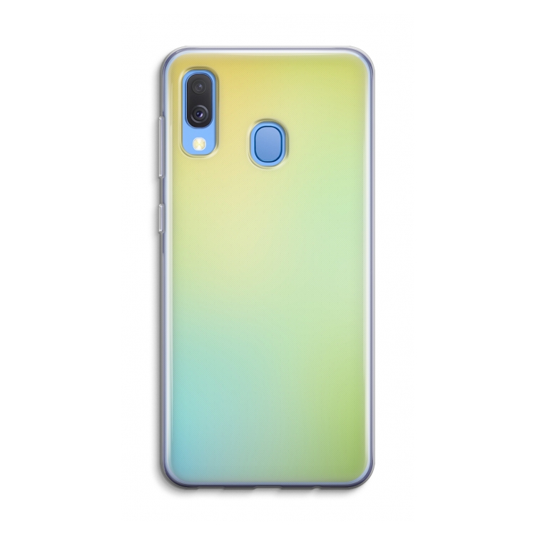 Minty mist pastel: Samsung Galaxy A40 Transparant Hoesje