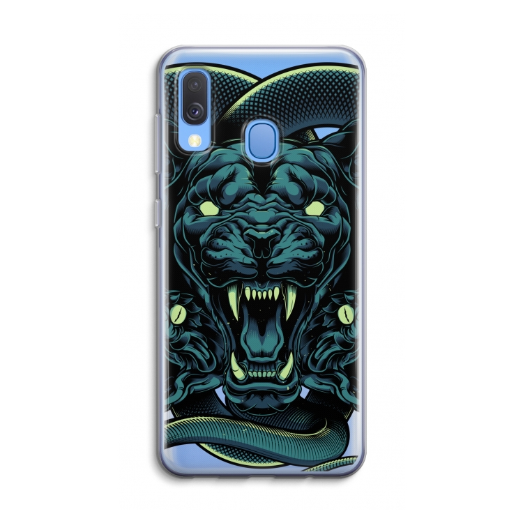 Cougar and Vipers: Samsung Galaxy A40 Transparant Hoesje