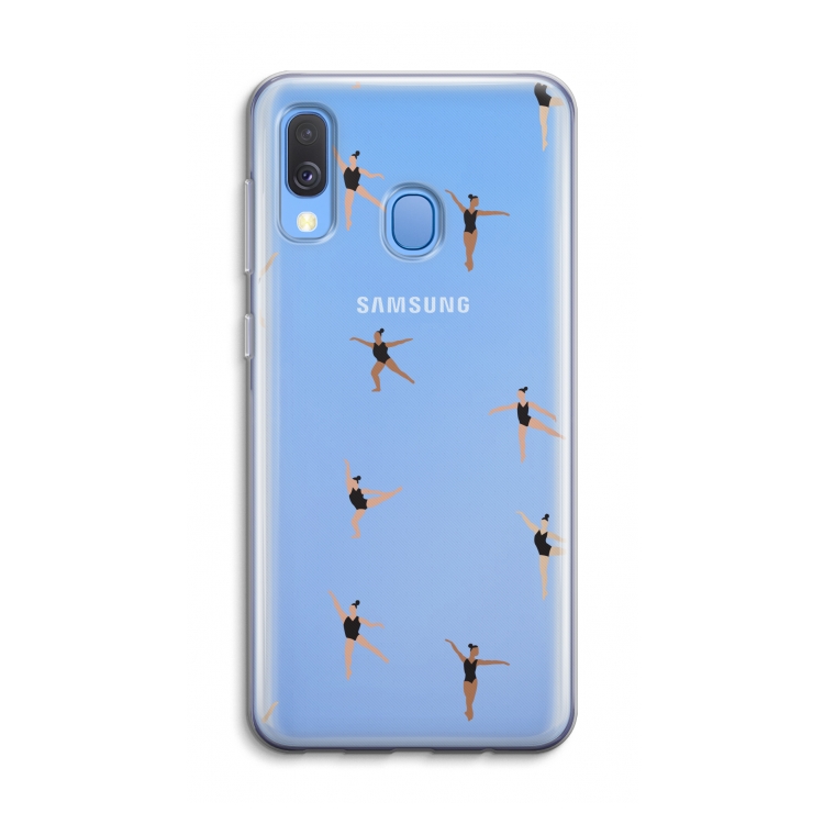 Dancing #1: Samsung Galaxy A40 Transparant Hoesje