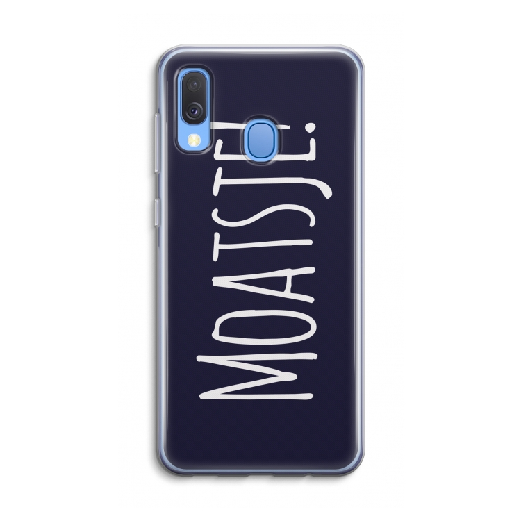 Moatsje!: Samsung Galaxy A40 Transparant Hoesje