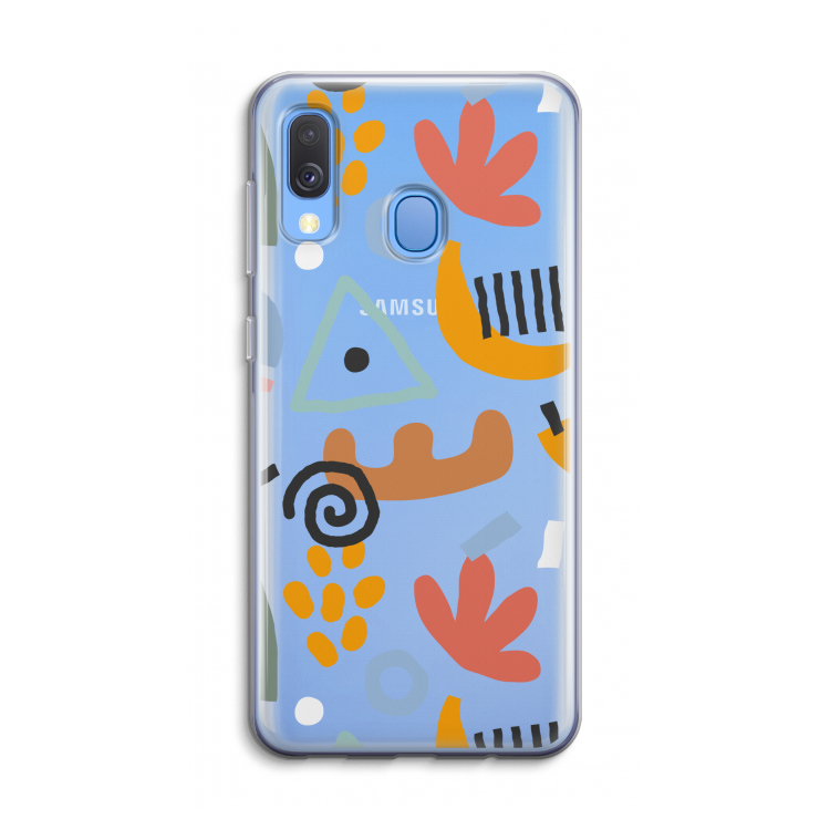 Abstract: Samsung Galaxy A40 Transparant Hoesje