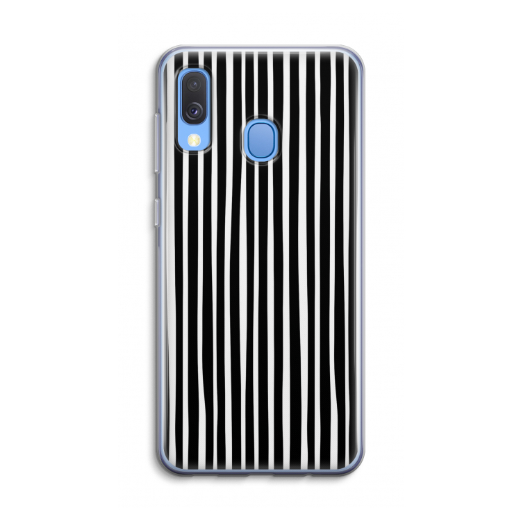Stripes: Samsung Galaxy A40 Transparant Hoesje