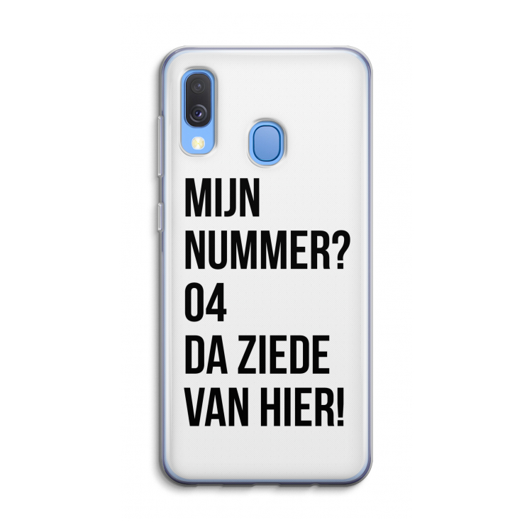 Da ziede van hier: Samsung Galaxy A40 Transparant Hoesje