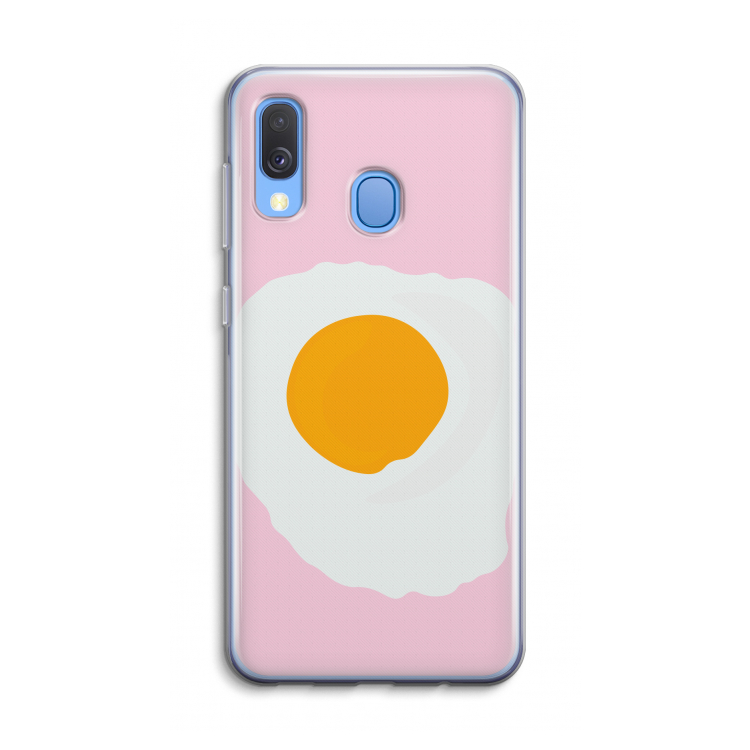 Sunny side up: Samsung Galaxy A40 Transparant Hoesje