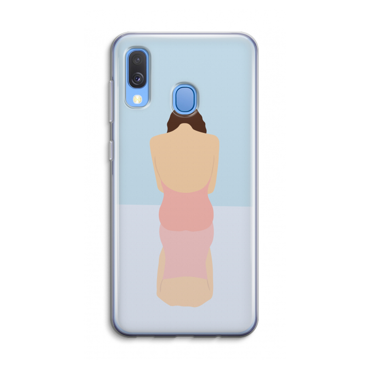 Mirror: Samsung Galaxy A40 Transparant Hoesje